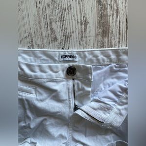 Size 4 Express white shorts